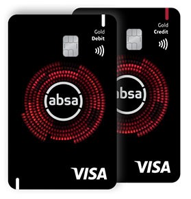 Absa new gold debit card